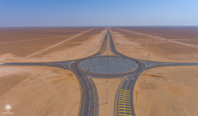 Saudi Arabia and Oman opened the first direct land crossing